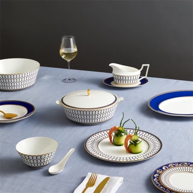 Набор подстановочных тарелок 27 см, 3шт,  "Renaissance Gold" Wedgwood, фарфор